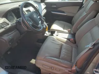 2012 Honda CR-V EX-L with VIN 2HKRM4H74CH608390, listed as a Copart auction lot 54158905 with 114,495 mi miles and Salvage Title. Bid and sale history available at DreamBid. Image 7.