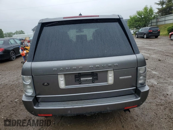2007 Land Rover Range Rover SC with VIN SALMF13437A259549, listed as a Copart auction lot 59533685 with Not provided miles and Clean title. Bid and sale history available at DreamBid. Image 6.