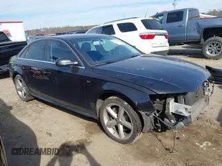 2012 Audi A4 2.0T Premium Plus with VIN WAUFFAFL9CN010949, listed as a IAAI auction lot 41664384 with 149,321 mi miles. Bid and sale history available at carsss.com. Image 1.