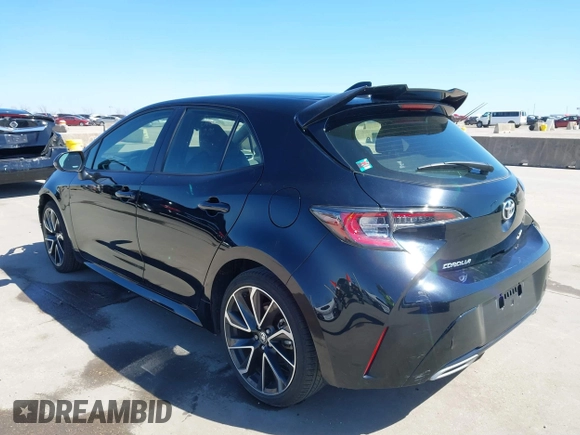 2022 Toyota Corolla Hatchback XSE with VIN JTNC4MBE4N3148686, listed as a IAAI auction lot 41773525 with 20,622 mi miles. Bid and sale history available at carsss.com. Image 3.
