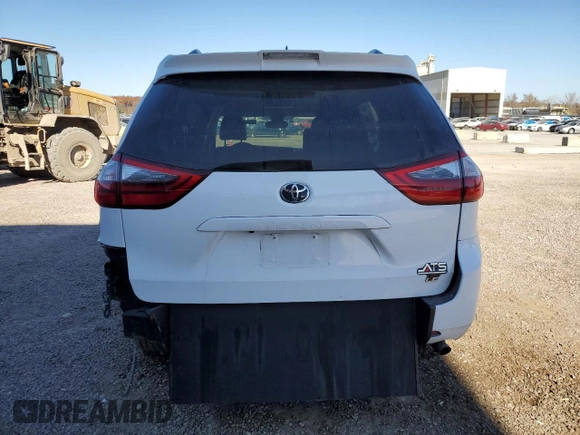 2020 Toyota Sienna LE Auto Access Seat with VIN 5TDKZ3DC6LS084850, listed as a Copart auction lot 75572363 with 54,365 mi miles and Salvage Title. Bid and sale history available at carsss.com. Image 6.