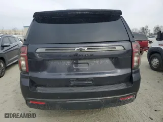 2022 Chevrolet Tahoe Z71 with VIN 1GNSKPKD8NR250947, listed as a Copart auction lot 42434035 with 57,665 mi miles and Salvage Title. Bid and sale history available at carsss.com. Image 6.