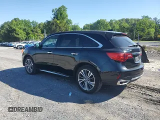 2017 Acura MDX Technology with VIN 5FRYD4H53HB023928, listed as a Copart auction lot 56055535 with 160,249 mi miles and Salvage title. Bid and sale history available at DreamBid. Image 2.