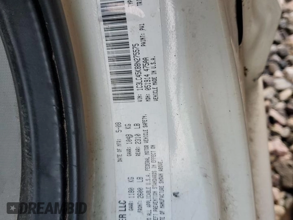2008 Chrysler Sebring LX with VIN 1C3LC45K88N275575, listed as a Copart auction lot 79238694 with 147,871 mi miles and Salvage Title. Bid and sale history available at carsss.com. Image 14.