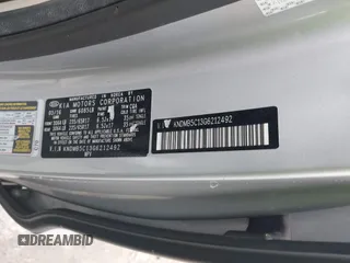 2016 Kia Sedona LX with VIN KNDMB5C13G6212492, listed as a IAAI auction lot 41793029 with 99,176 mi miles. Bid and sale history available at carsss.com. Image 9.