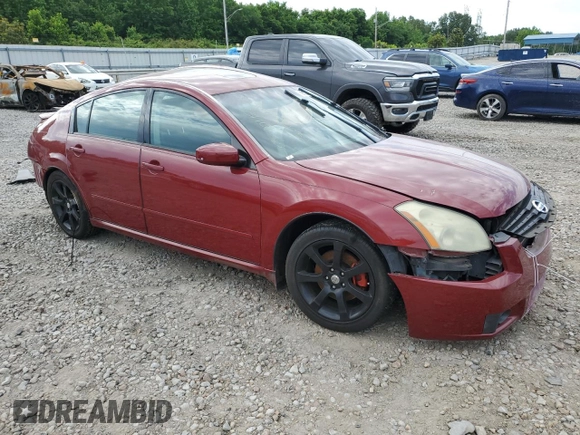 2008 Nissan Maxima SE z VIN 1N4BA41E78C831101, wystawiony jako Copart lot #58123985 z przebiegiem Nie podano mil oraz Szkoda całkowita • Salvage title. Historia ofert i sprzedaży dostępna na DreamBid. Obrazek 4.