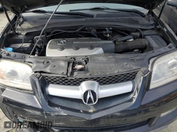 2006 Acura MDX Touring w/Navi with VIN 2HNYD18876H539530, listed as a Copart auction lot 47628035 with 115,525 mi miles and Salvage Title. Bid and sale history available at carsss.com. Image 11.