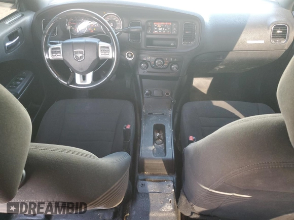 2014 Dodge Charger Police with VIN 2C3CDXAT8EH203468, listed as a Copart auction lot 55890735 with 119,327 mi miles and Salvage title. Bid and sale history available at DreamBid. Image 8.