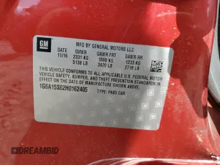 2017 Cadillac CTS-V z VIN 1G6A15S62H0162405, wystawiony jako Copart lot #68011954 z przebiegiem Nie podano mil oraz Szkody całkowita. Historia ofert i sprzedaży dostępna na DreamBid. Obrazek 14.