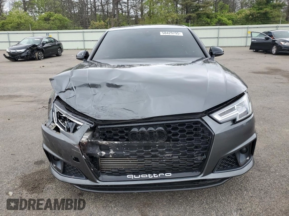 2019 Audi S4 Premium Plus z VIN WAUB4AF48KA115193, wystawiony jako Copart lot #58429795 z przebiegiem 53 054 mil mil oraz Szkody całkowita. Historia ofert i sprzedaży dostępna na DreamBid. Obrazek 5.