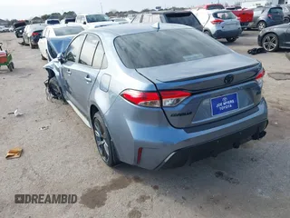 2024 Toyota Corolla SE with VIN 5YFS4MCE7RP210044, listed as a IAAI auction lot 41548038 with 1 mi miles. Bid and sale history available at carsss.com. Image 3.