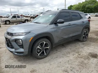 2022 Chevrolet TrailBlazer RS with VIN KL79MTSL4NB018319, listed as a Copart auction lot 53197234 with 29,306 mi miles and . Bid and sale history available at DreamBid. Image 1.