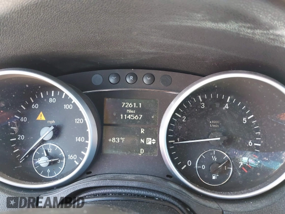 2010 Mercedes-Benz M 350 with VIN 4JGBB5GB1AA595083, listed as a IAAI auction lot 42151158 with 114,567 mi miles and . Bid and sale history available at DreamBid. Image 7.