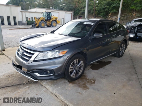 2013 Honda Crosstour EX-L with VIN 5J6TF1H50DL002167, listed as a Copart auction lot 71617554 with 239,640 mi miles and Salvage Title. Bid and sale history available at carsss.com. Image 1.
