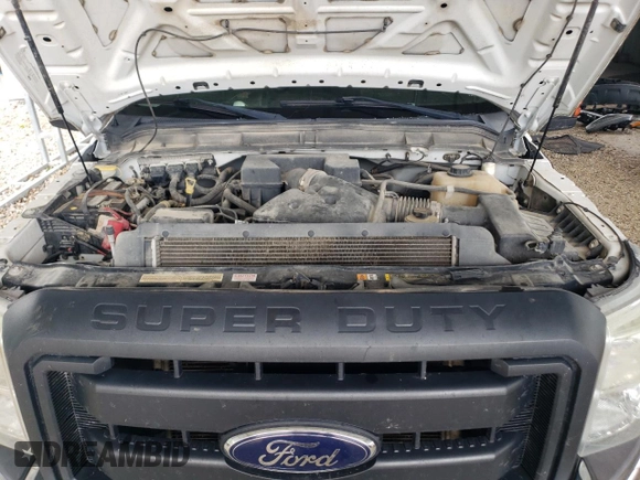 2012 Ford F-350 XL with VIN 1FT8W3B68CEB96832, listed as a Copart auction lot 55088205 with 210,375 mi miles and Salvage title. Bid and sale history available at DreamBid. Image 11.