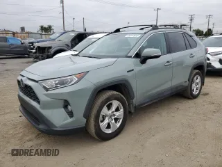 2021 Toyota RAV4 Hybrid XLE with VIN 2T3RWRFV8MW116853, listed as a Copart auction lot 65974935 with 89,319 mi miles and Salvage title. Bid and sale history available at DreamBid. Image 1.