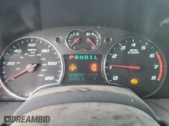2009 Chevrolet Equinox LT w/2LT with VIN 2CNDL63F696242772, listed as a Copart auction lot 41929035 with 249,762 mi miles and Salvage Title. Bid and sale history available at carsss.com. Image 9.