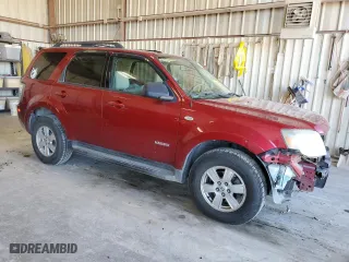 2008 Mercury Mariner with VIN 4M2CU811X8KJ28196, listed as a Copart auction lot 43580595 with 103,592 mi miles and Salvage Title. Bid and sale history available at carsss.com. Image 4.