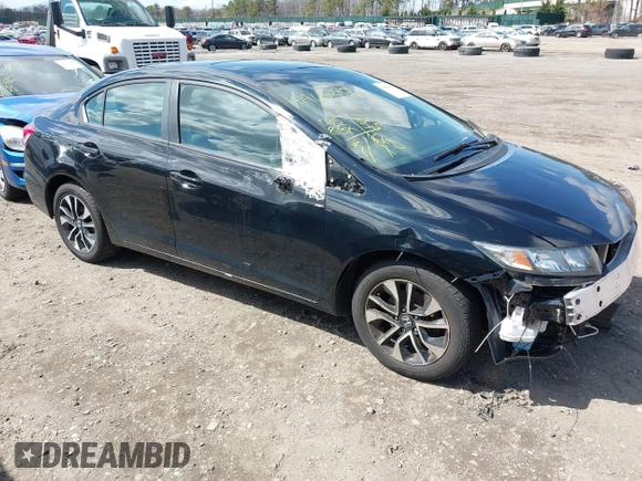 2015 Honda Civic EX with VIN 19XFB2F80FE244423, listed as a IAAI auction lot 41963292 with 65,837 mi miles and . Bid and sale history available at DreamBid. Image 1.