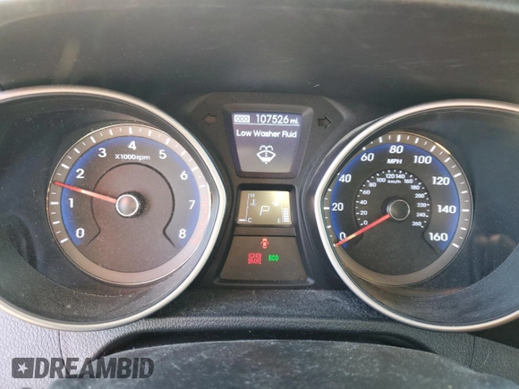 2016 Hyundai Elantra GT with VIN KMHD35LH4GU321917, listed as a Copart auction lot 76842614 with 107,526 mi miles and Salvage Title. Bid and sale history available at carsss.com. Image 9.