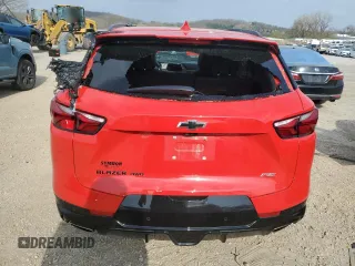 2019 Chevrolet Blazer RS z VIN 3GNKBJRS6KS621369, wystawiony jako Copart lot #54591215 z przebiegiem 64 164 mil mil oraz Szkoda całkowita • Salvage title. Historia ofert i sprzedaży dostępna na DreamBid. Obrazek 6.