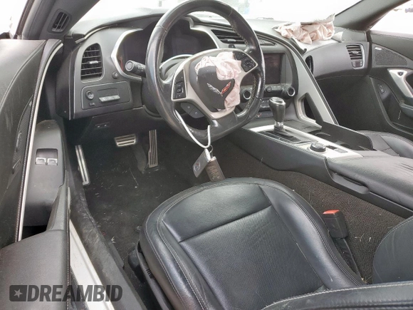 2016 Chevrolet Corvette 2LT with VIN 1G1YD2D70G5107856, listed as a Copart auction lot 58942415 with 83,049 mi miles and Salvage title. Bid and sale history available at DreamBid. Image 8.