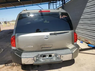 2006 Nissan Armada LE z VIN 5N1AA08A16N735303, wystawiony jako Copart lot #48530375 z przebiegiem 205 052 mil mil oraz Szkoda całkowita • Salvage title. Historia ofert i sprzedaży dostępna na DreamBid. Obrazek 6.