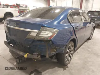 2015 Honda Civic Sedan EX-L with VIN 19XFB2F92FE206149, listed as a IAAI auction lot 41562377 with 153,303 mi miles. Bid and sale history available at carsss.com. Image 4.