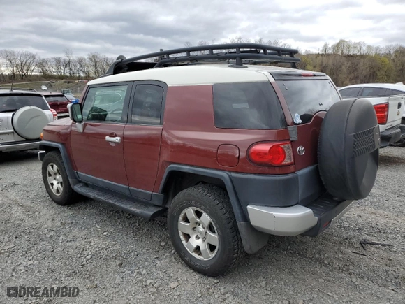 2008 Toyota FJ Cruiser with VIN JTEBU11F68K045560, listed as a Copart auction lot 53239895 with 235,044 mi miles and Salvage Title. Bid and sale history available at carsss.com. Image 2.