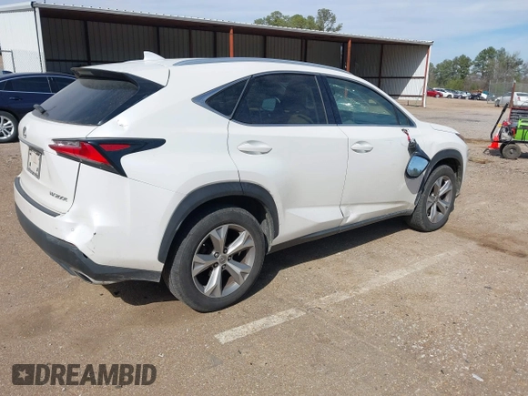 2017 Lexus NX 200t with VIN JTJYARBZ3H2052655, listed as a IAAI auction lot 41853489 with 110,648 mi miles and . Bid and sale history available at DreamBid. Image 4.