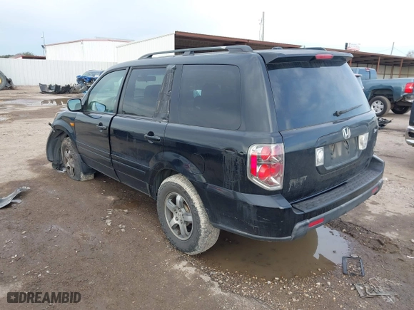 2007 Honda Pilot EX-L with VIN 5FNYF28557B027087, listed as a IAAI auction lot 41356244 with 183,923 mi miles. Bid and sale history available at carsss.com. Image 3.
