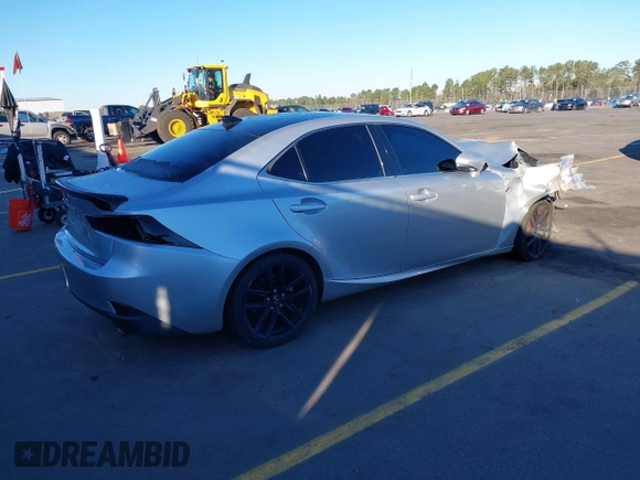 2015 Lexus IS 250 with VIN JTHBF1D20F5062355, listed as a IAAI auction lot 38318601 with 188,285 mi miles. Bid and sale history available at carsss.com. Image 4.