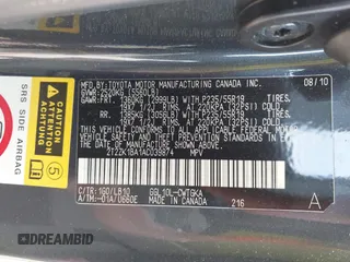 2010 Lexus RX 350 z VIN 2T2ZK1BA1AC039874, wystawiony jako IAAI lot #42146992 z przebiegiem 162 354 mil mil oraz . Historia ofert i sprzedaży dostępna na DreamBid. Obrazek 9.