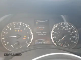 2019 Infiniti Q50 Luxe z VIN JN1EV7APXKM517090, wystawiony jako Copart lot #56740215 z przebiegiem 69 702 mil mil oraz Szkoda całkowita • Salvage title. Historia ofert i sprzedaży dostępna na DreamBid. Obrazek 9.