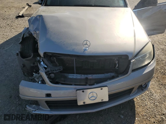 2009 Mercedes-Benz C-Class 3.0L Sport with VIN WDDGF54X79R062351, listed as a Copart auction lot 52815925 with 126,243 mi miles and Salvage Title. Bid and sale history available at carsss.com. Image 12.