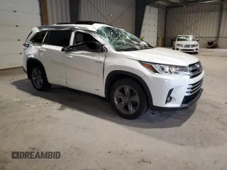 2018 Toyota Highlander Hybrid Limited with VIN 5TDDGRFH7JS040153, listed as a Copart auction lot 55500815 with 62,739 mi miles and Salvage title. Bid and sale history available at DreamBid. Image 4.