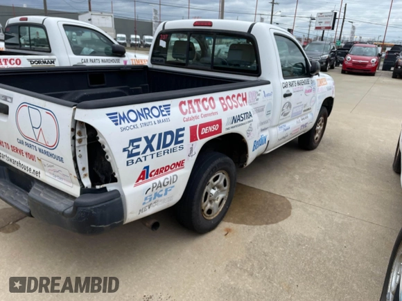 2010 Toyota Tacoma with VIN 5TENX4CN5AZ718709, listed as a IAAI auction lot 41849841 with 0 mi miles. Bid and sale history available at carsss.com. Image 4.