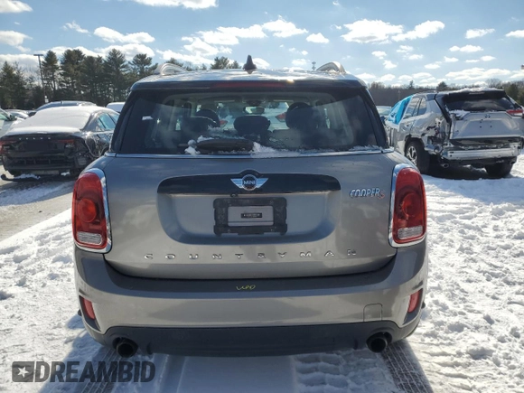 2017 MINI Countryman Cooper S with VIN WMZYT5C3XH3B67492, listed as a Copart auction lot 44361175 with 85,481 mi miles and Salvage title. Bid and sale history available at DreamBid. Image 6.