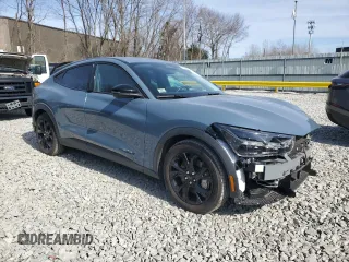 2024 Ford Mustang Mach-E Select with VIN 3FMTK1SUXRMA15866, listed as a Copart auction lot 47238815 with 4,647 mi miles and Salvage title. Bid and sale history available at DreamBid. Image 4.