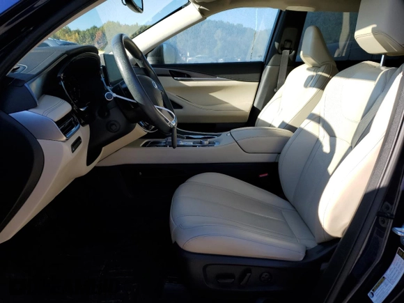 2022 Infiniti QX60 Luxe with VIN 5N1DL1FS9NC331653, listed as a Copart auction lot 76532844 with 55,578 mi miles and Salvage title. Bid and sale history available at DreamBid. Image 7.