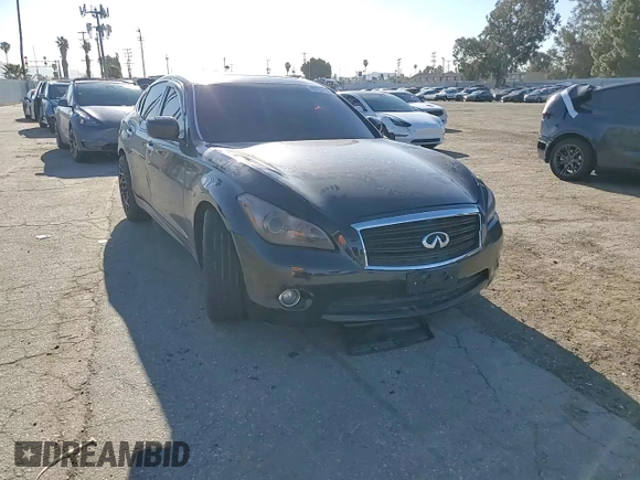 2013 Infiniti M with VIN JN1BY1AP3DM511240, listed as a Copart auction lot 49737185 with 116,644 mi miles and Salvage title. Bid and sale history available at DreamBid. Image 10.