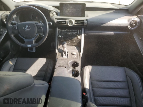 2021 Lexus IS with VIN JTHGZ1B26M5046903, listed as a Copart auction lot 47111945 with 19,756 mi miles and Salvage Title. Bid and sale history available at carsss.com. Image 8.