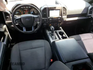 2018 Ford F-150 XL with VIN 1FTEW1EG3JKF99594, listed as a Copart auction lot 52247735 with 76,065 mi miles and Salvage Title. Bid and sale history available at carsss.com. Image 8.