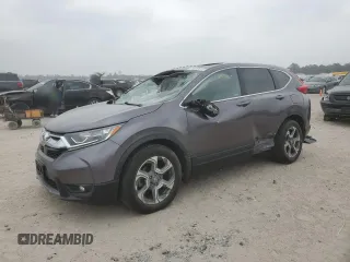 2018 Honda CR-V EX-L with VIN 7FARW1H82JE037709, listed as a Copart auction lot 49239015 with 52,353 mi miles and Salvage Title. Bid and sale history available at carsss.com. Image 1.