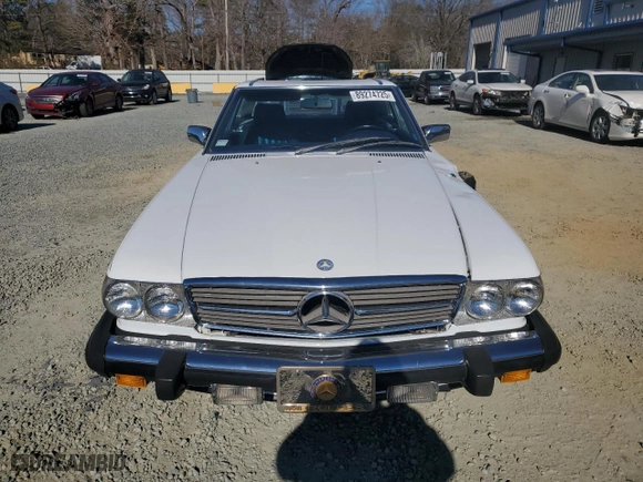 1988 Mercedes-Benz 560 Series 560SL with VIN WDBBA48D1JA078995, listed as a Copart auction lot 89274725 with 119,355 mi miles and Salvage Title. Bid and sale history available at carsss.com. Image 5.