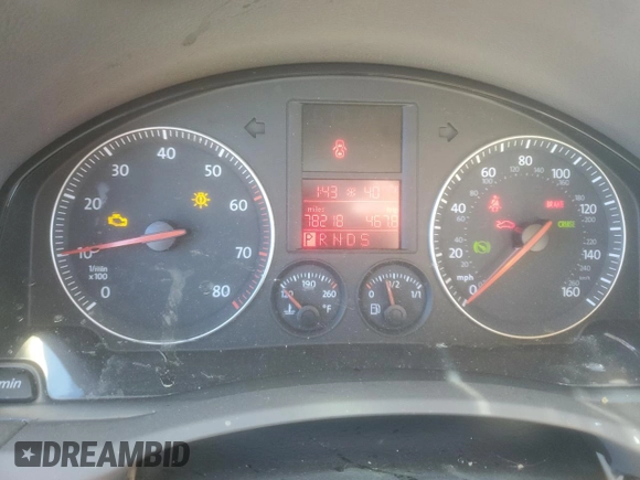 2006 Volkswagen Jetta 2.5L with VIN 3VWSF71K56M707744, listed as a Copart auction lot 84344674 with 78,218 mi miles and Salvage title. Bid and sale history available at DreamBid. Image 9.