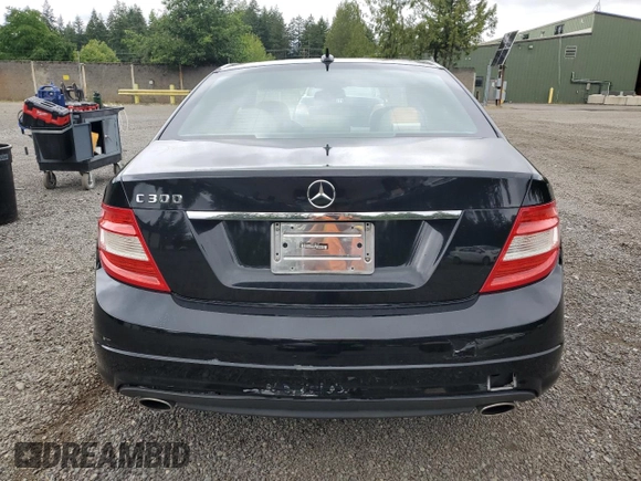 2008 Mercedes-Benz C 300 Sport with VIN WDDGF54X98R034209, listed as a Copart auction lot 59236495 with 110,626 mi miles and Salvage title. Bid and sale history available at DreamBid. Image 6.