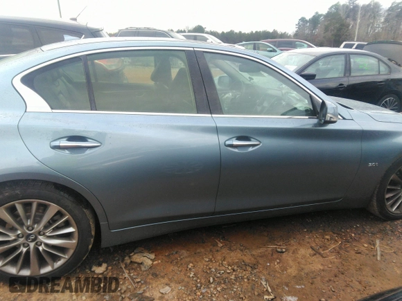 2019 Infiniti Q50 Luxe with VIN JN1EV7AP0KM513825, listed as a IAAI auction lot 41310796 with 92,131 mi miles and . Bid and sale history available at DreamBid. Image 14.