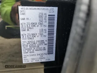 2025 Infiniti QX60 с VIN 5N1AL1ER4SC343576, выставлен на аукционе Copart как лот 57001655 с пробегом 36 миль миль и Списание • Salvage title. История ставок и продаж доступна на DreamBid. Изображение 13.