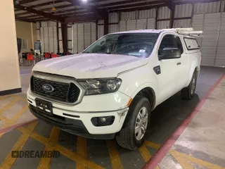 2021 Ford Ranger XL with VIN 1FTER1EH2MLD41873, listed as a IAAI auction lot 42195704 with 24,037 mi miles. Bid and sale history available at carsss.com. Image 1.